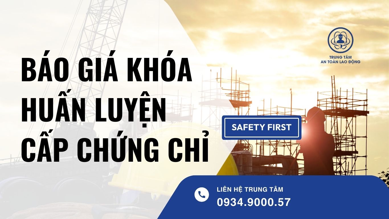 Báo giá khóa huấn luyện cấp chứng chỉ