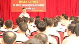công tác huấn luyện an toàn vệ sinh lao động​