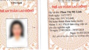 thẻ an toàn lao động cho lao động thời vụ