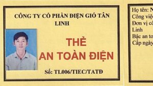 Thẻ an toàn lao động điện