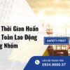 Quy Định Thời Gian Huấn Luyện An Toàn Lao Động Theo Từng Nhóm