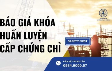 Báo giá khóa huấn luyện cấp chứng chỉ