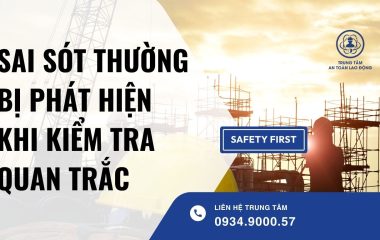 sai sót thường bị phát hiện khi kiểm tra quan trắc